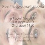 Joelle Eileen Brow Microblading Special for the month of August!