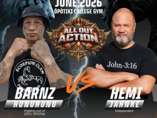 SCFC Opotiki Kickboxing Fight